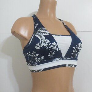 ⭐For Bundles Only⭐ Sam Edelman Sports Bra Racerback Navy / White Floral XS